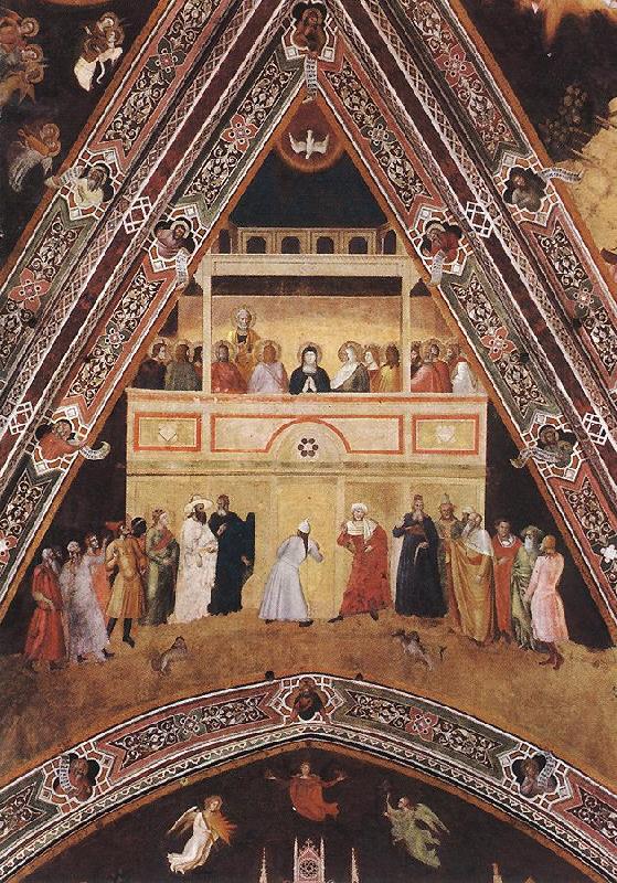 ANDREA DA FIRENZE Descent of the Holy Spirit oil painting picture
